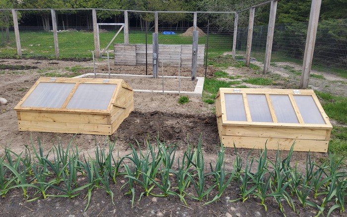 Installed Cold Frames