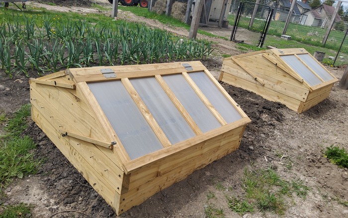 Installed Cold Frames